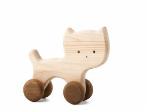Kočička Nelinka – dřevěná hračka