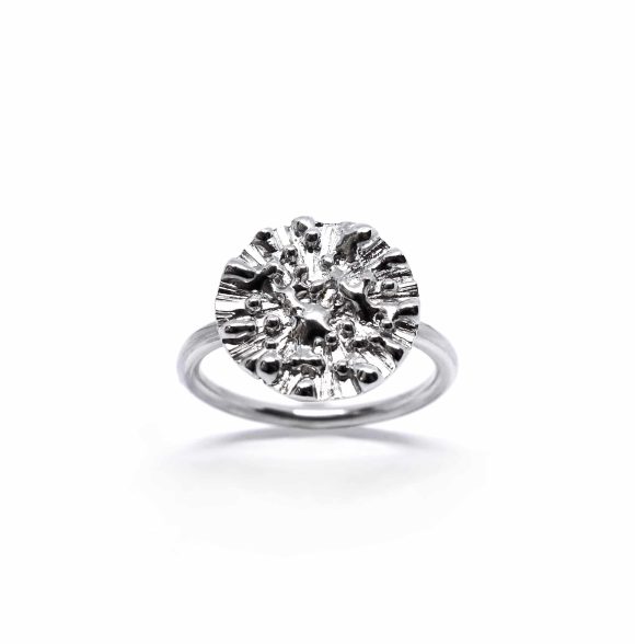 Stříbrný prsten Aura 002