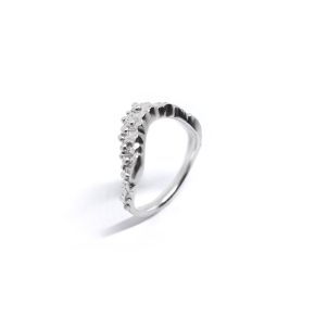 Stříbrný prsten Aura 004