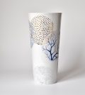 Ručně malovaná váza + talíř - Mikrosvět