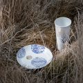 Ručně malovaná váza + talíř - Mikrosvět