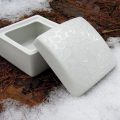 Porcelánová dóza - Ze sněhových sítí