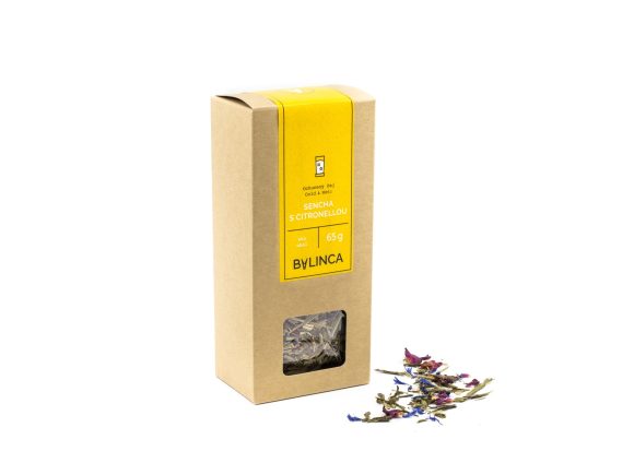 Ochucený čaj: Sencha BIO s citronellou 65g