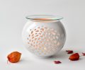 Porcelánový svícen, aromalampa - Kapky