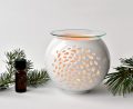 Porcelánový svícen, aromalampa - Kapky