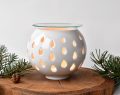 Porcelánový svícen, aromalampa - Kapky