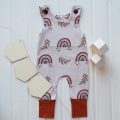 Lacláčky (dupačky) Boho duhy, vel. 62/68