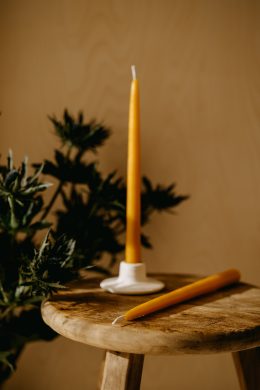 Vysoká svíčka kónická – everyday 2ks