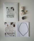 MACRAMÉ DIY KIT PEŘÍČKO (LÍSTEK) - TVOŘIVÝ SET NA VÝROBU MACRAMÉ + NÁVOD