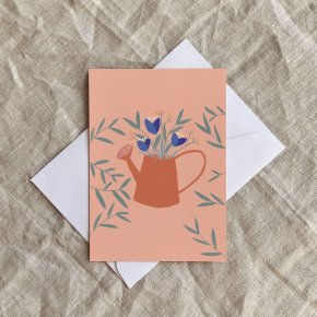 Přáníčko Zahradníkův rok | Markét ilustrace