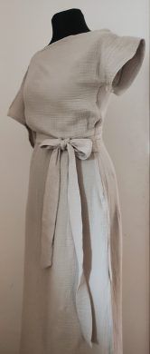Mušelínové šaty Lada / Rose/Sand