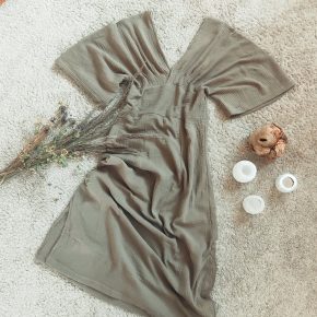 Mušelínové šaty Raya/Eucalypt