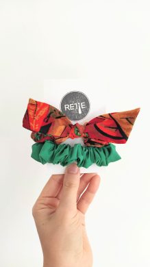 Podzimní upcyklovaný set scrunchies