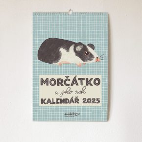 Morčátko a jeho rok (nástěnný kalendář 2025)
