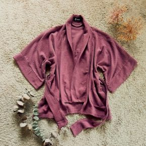 Mušelínové kimono Chai / Mauve
